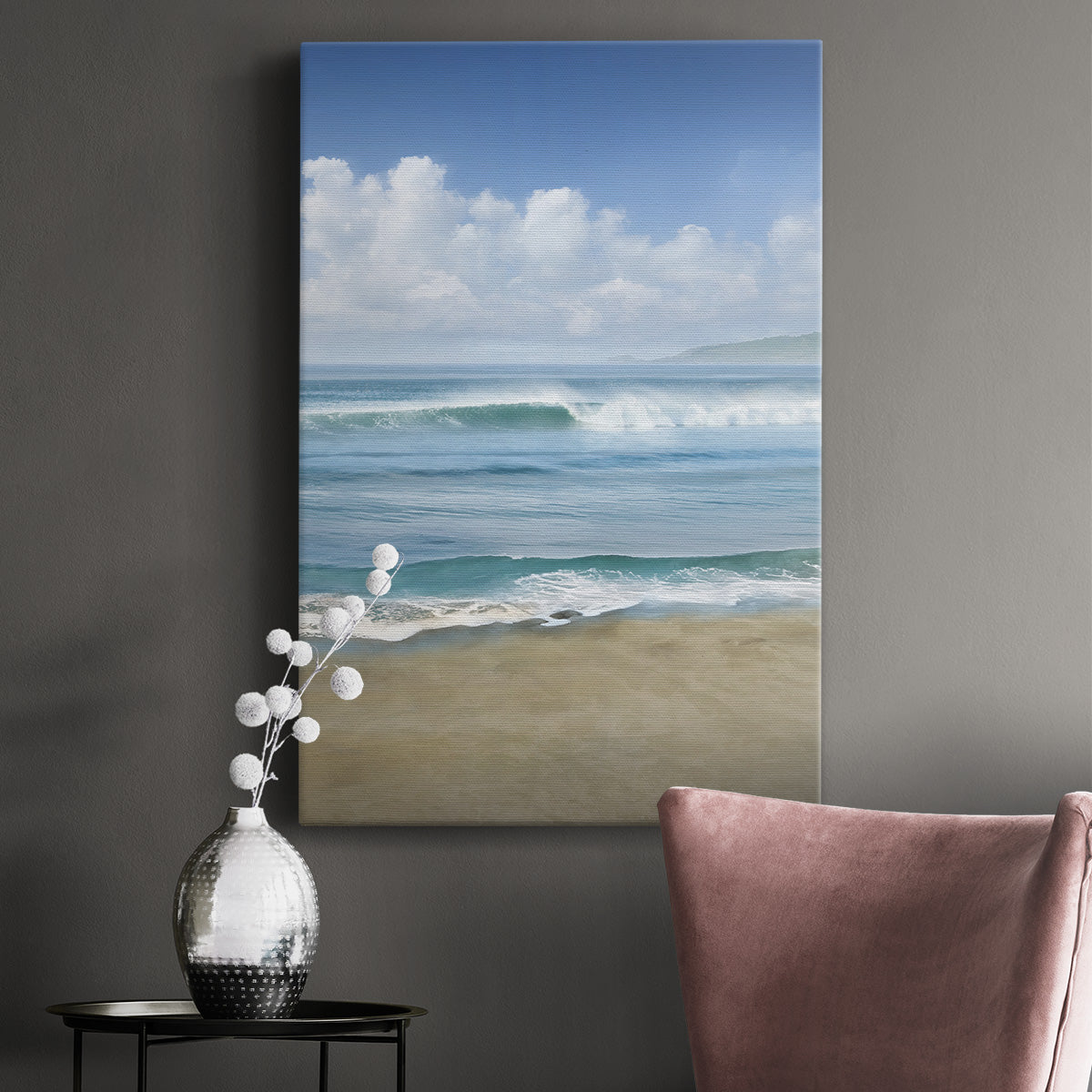 Timeless Waves Premium Gallery Wrapped Canvas - Ready to Hang