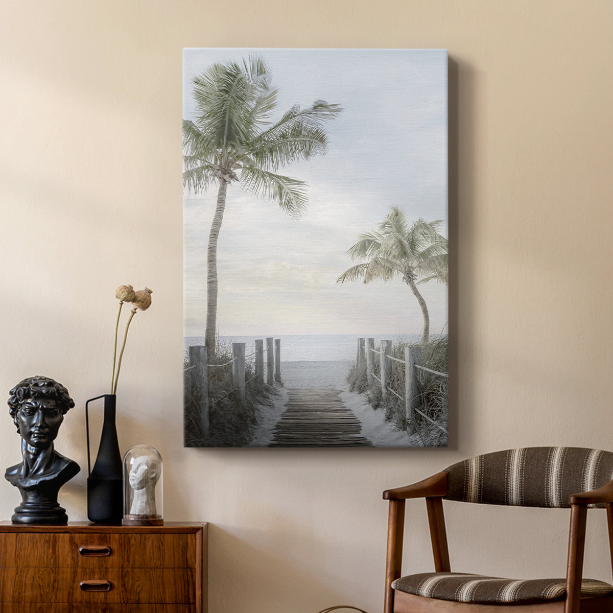 Palm Walk - Canvas Art Print