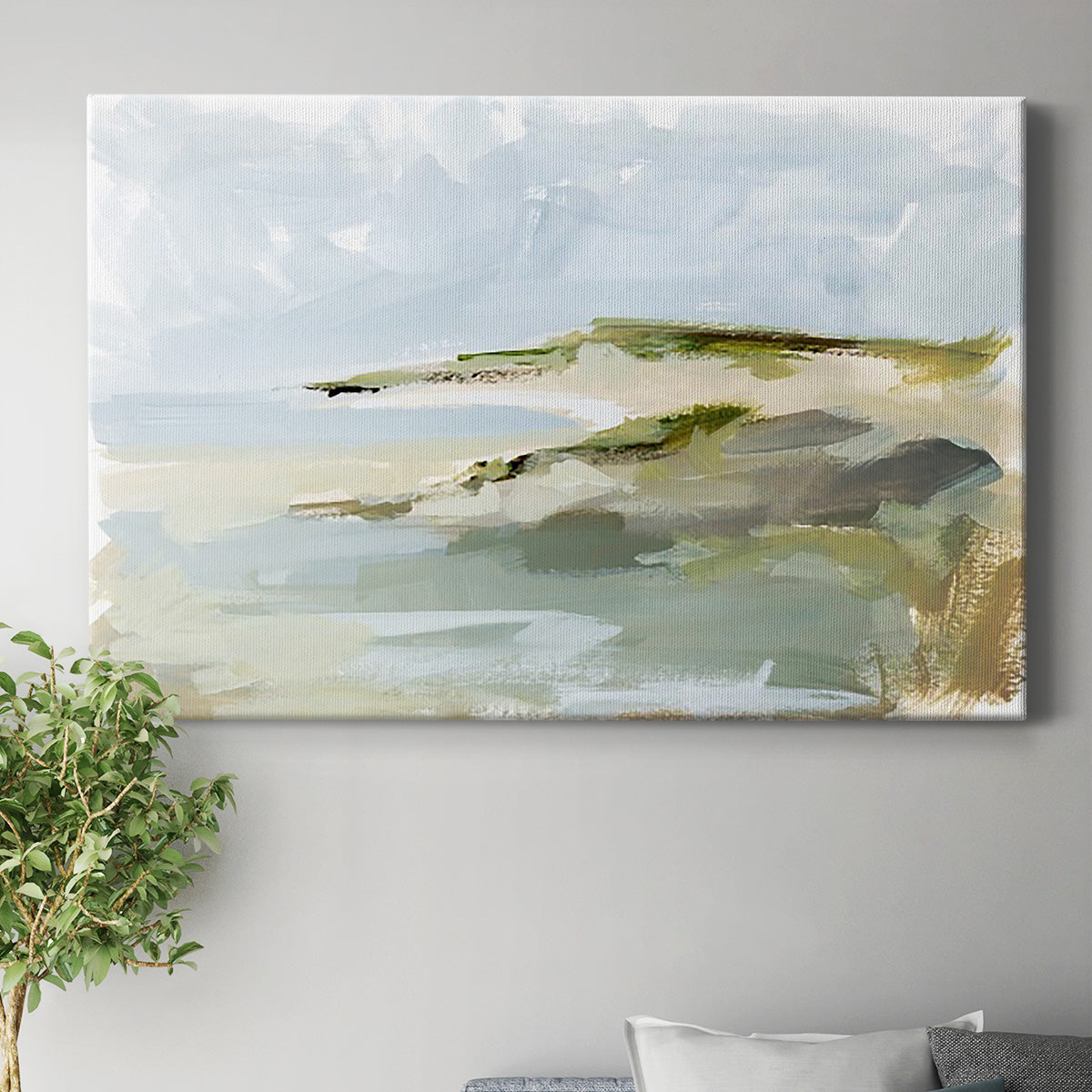 Sea Cove Impression I Premium Gallery Wrapped Canvas - Ready to Hang