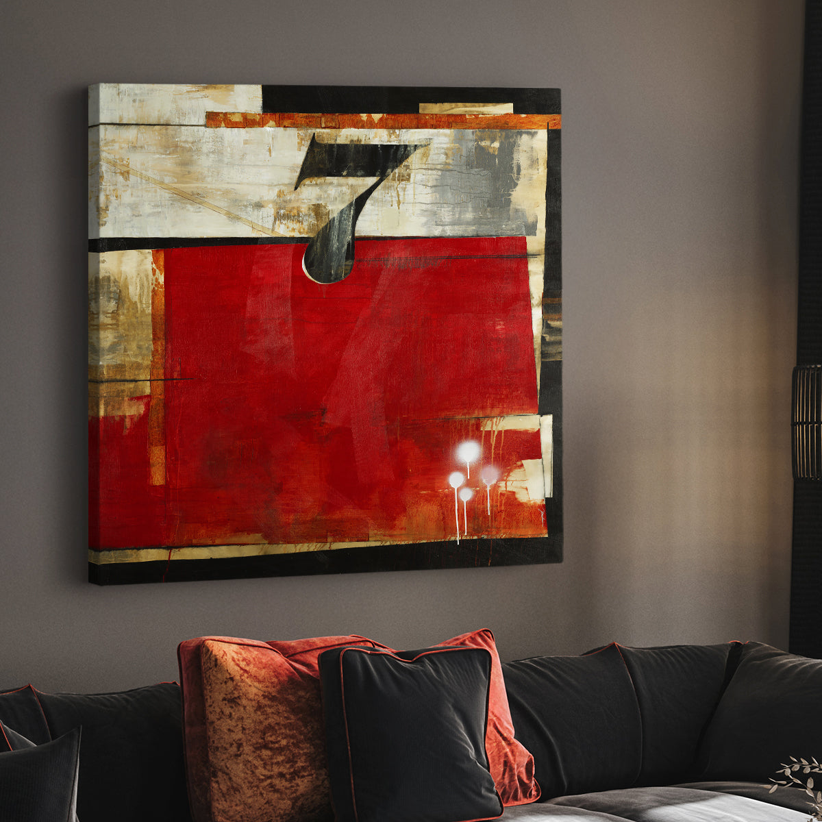 Lucky No. 7 - Canvas Art Print