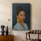Figure in Yellow Earring - Canvas Art Print