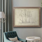 Sailboat Blueprint I Premium Framed Canvas- Ready to Hang