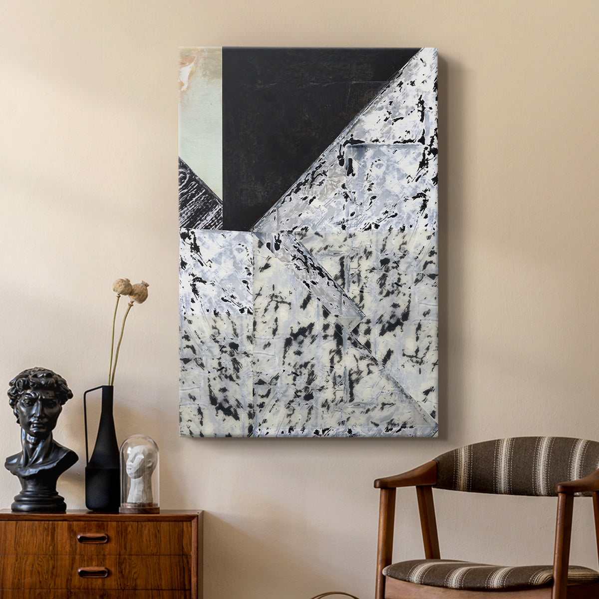 Tiles & Texture Abstract Angles II - Canvas Art Print