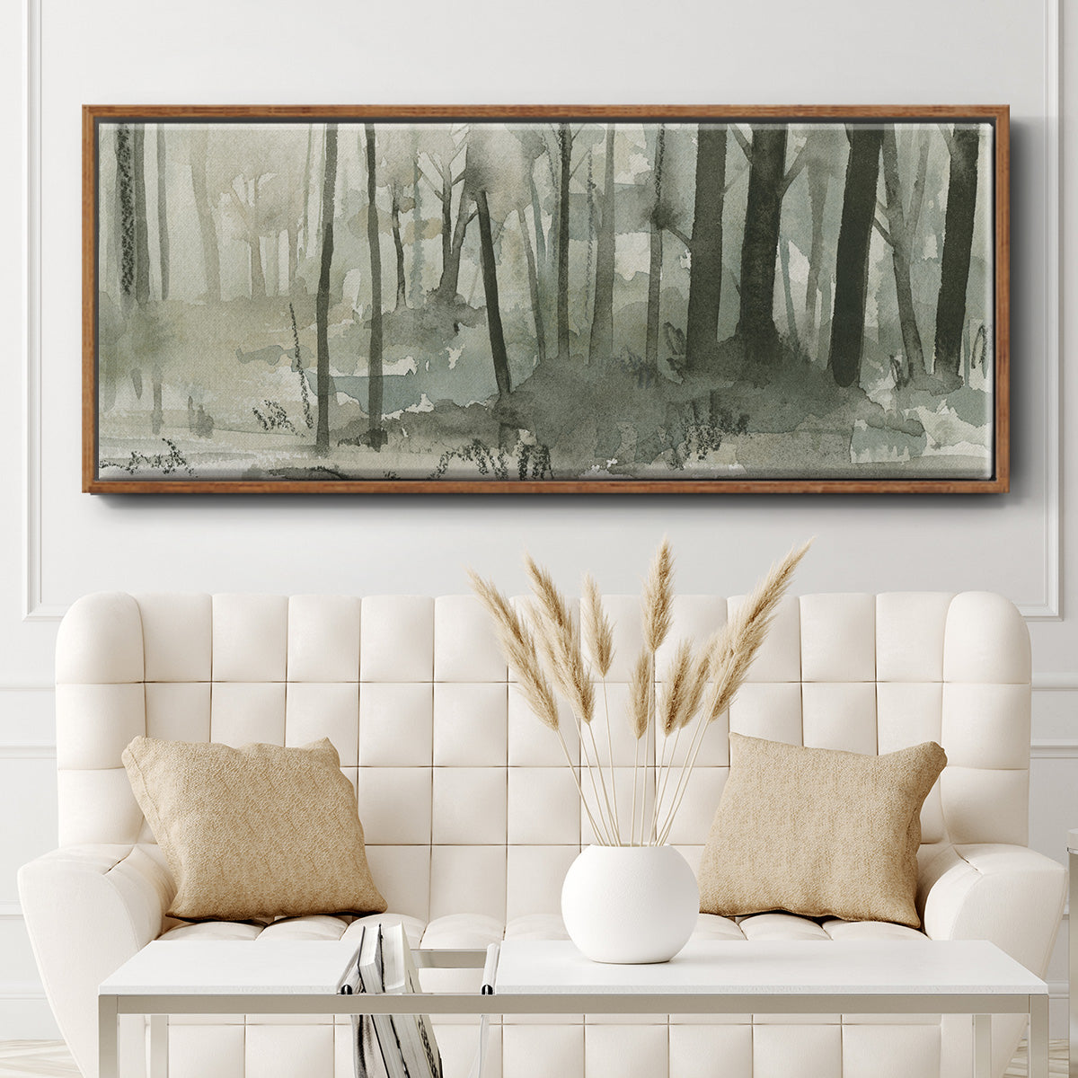 Into the Woods II - Floater Framed Canvas Print