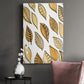 Patterned Leaf Shapes II - Canvas Art Print