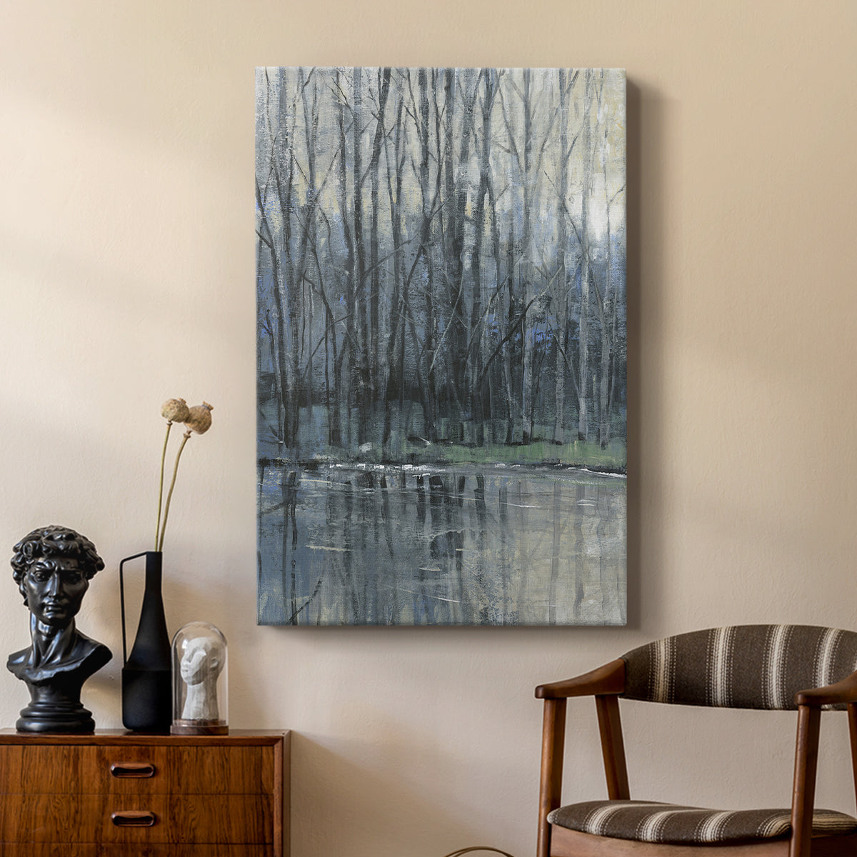 Morning Drizzle I - Canvas Art Print