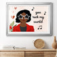 Darling Valentine Collection A - Modern Framed Art Print