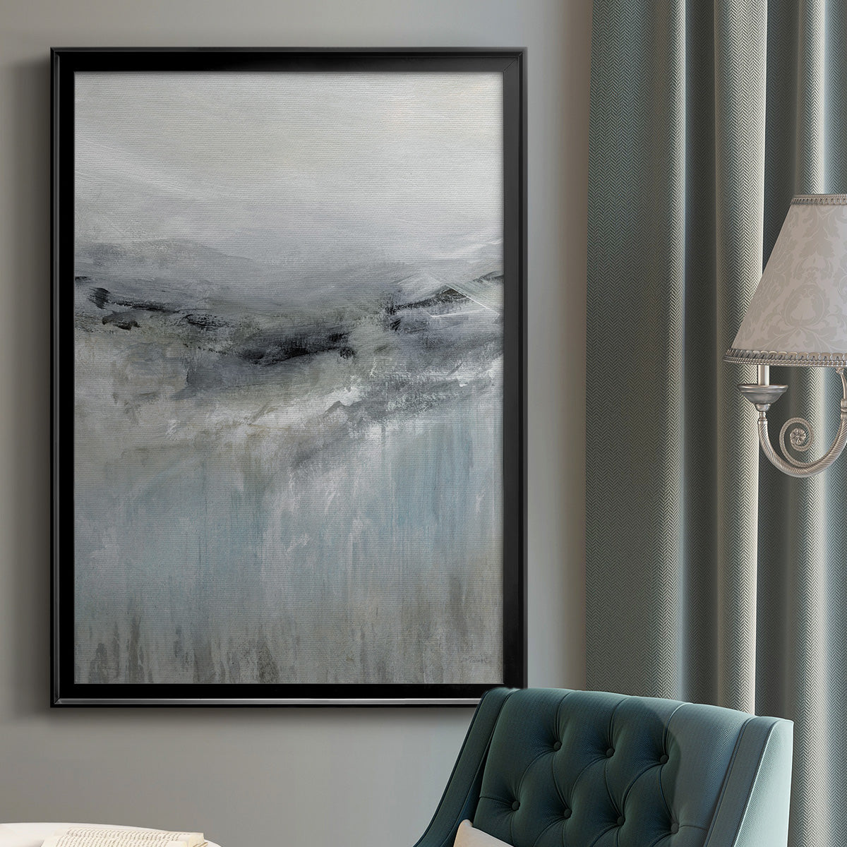 A Cool Wind - Modern Framed Canvas Print