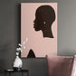 Pink Silhouette I Premium Gallery Wrapped Canvas - Ready to Hang