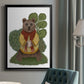 Hot Chocolate Bear - Modern Framed Canvas Print