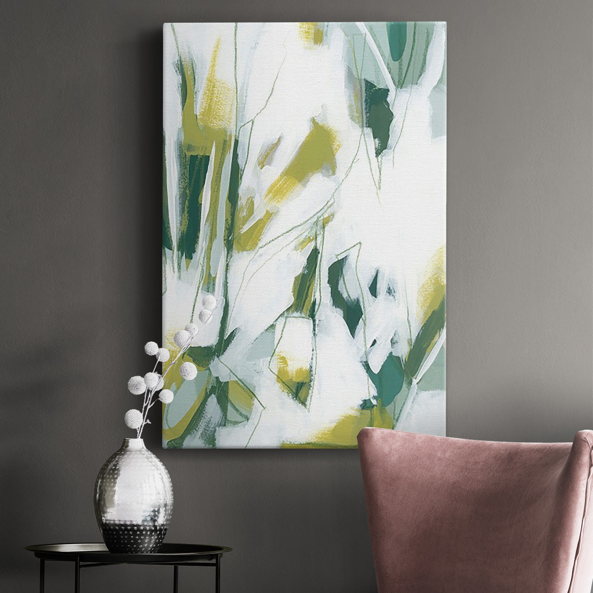 Emerald Ice IV Premium Gallery Wrapped Canvas - Ready to Hang