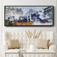 The Europe Bridge Saint Lazare Station in Paris - Floater Framed Canvas Print
