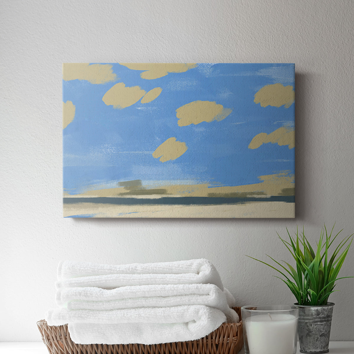 Textured Beachscape II - Canvas Art Print