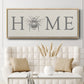 Bee Home - Floater Framed Canvas Print