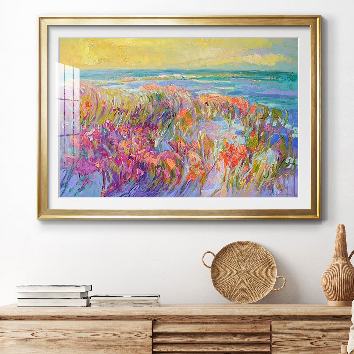 Summer Sanctuary - Modern Framed Art Print