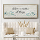 Floral Love - Floater Framed Canvas Print