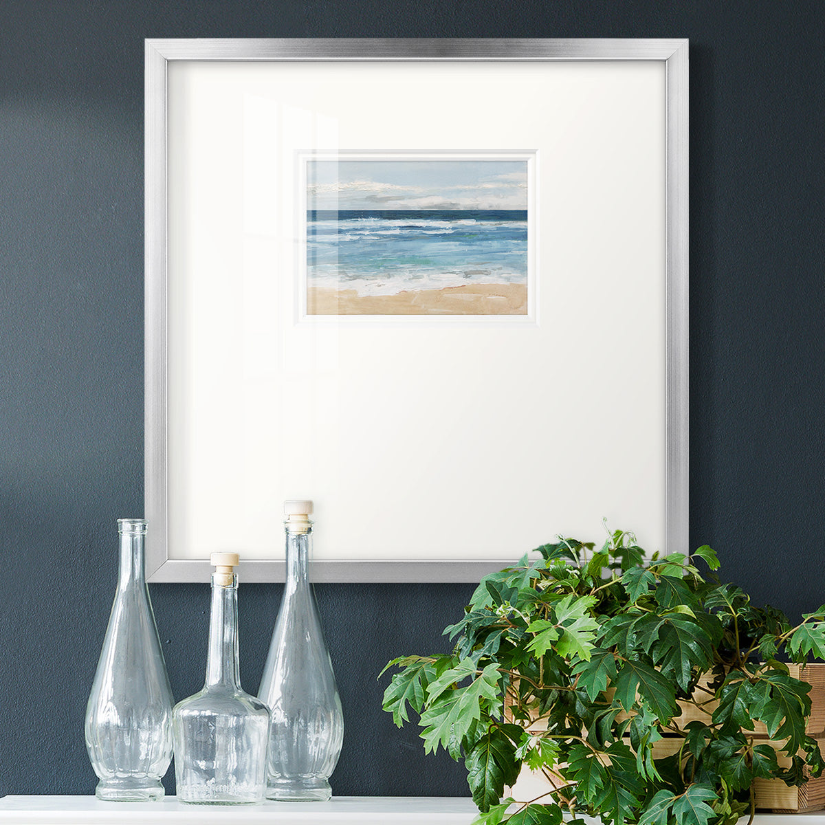 Ocean Waves II Premium Framed Print Double Matboard