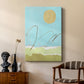 Green and Gold Pieced Landscape II - Canvas Art Print