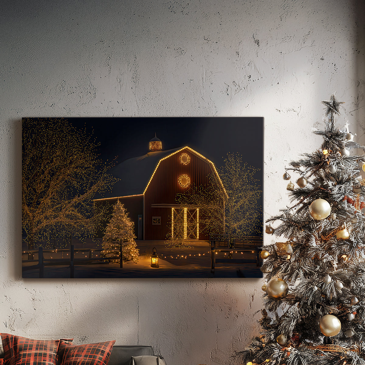 Amber Pines Carol - Canvas Art Print