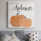 Welcome Autumn Pumpkins-Premium Gallery Wrapped Canvas - Ready to Hang