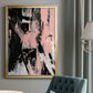 Black & Blush II - Modern Framed Canvas Print