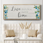Love Builds - Floater Framed Canvas Print