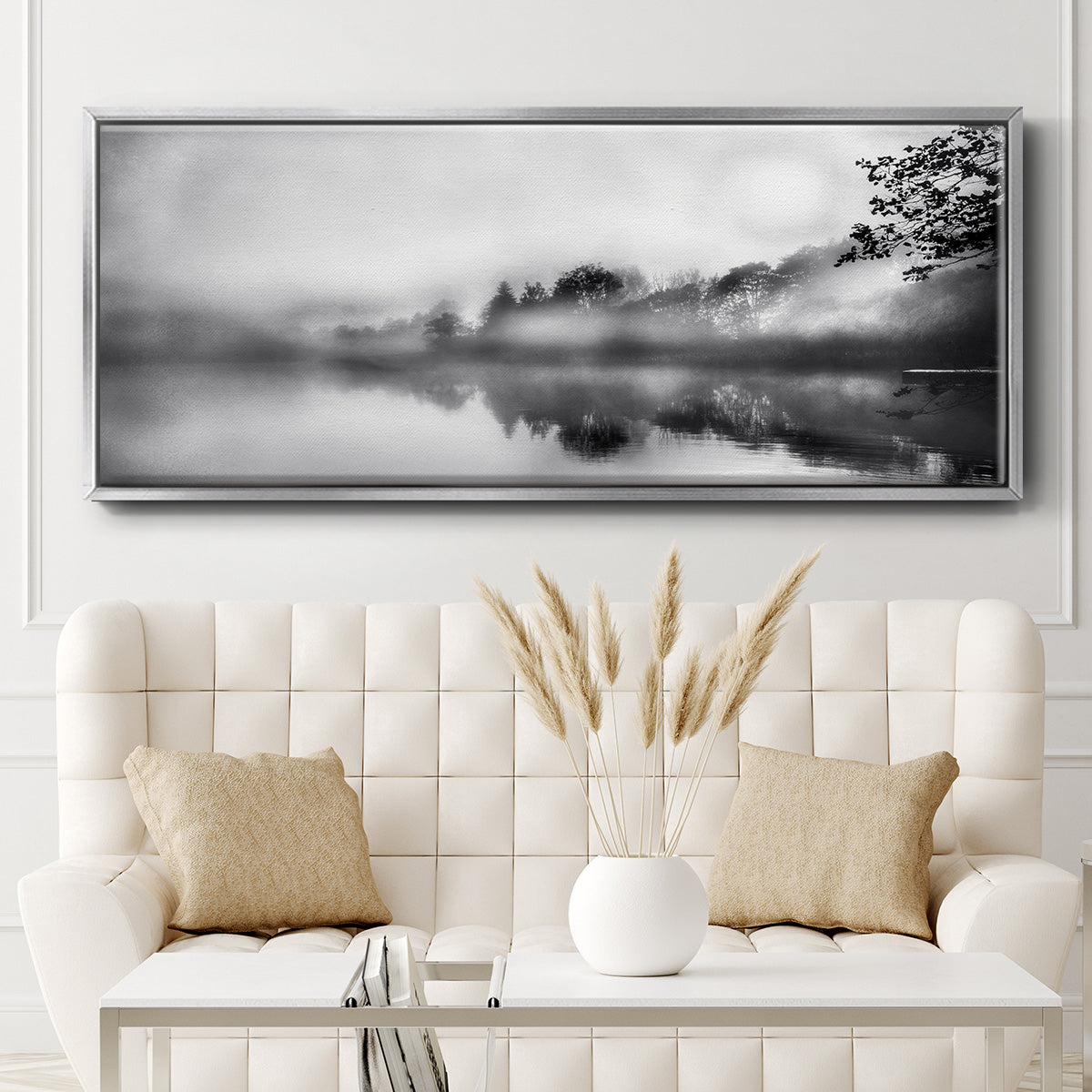 Soft Wonders - Floater Framed Canvas Print