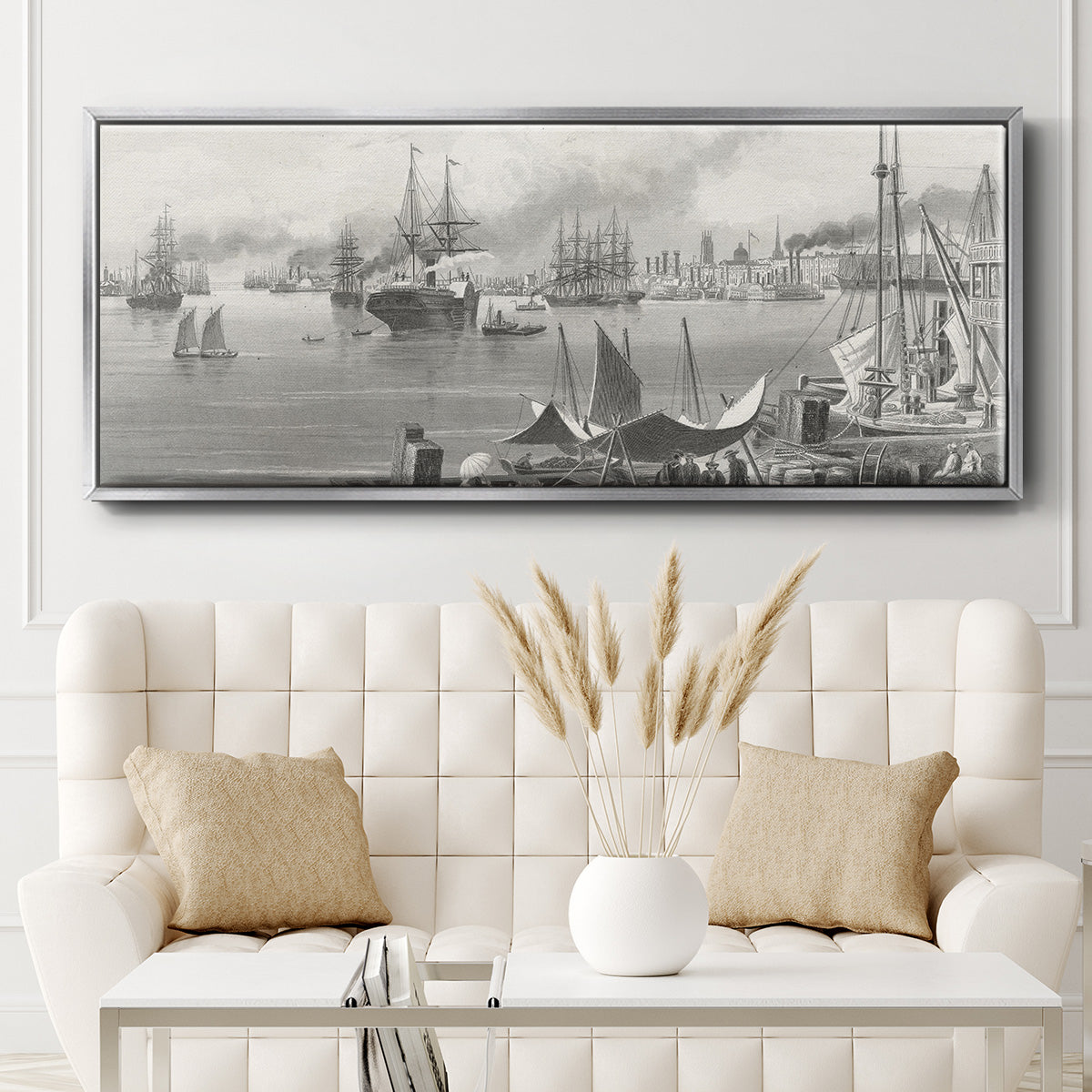 New Orleans - Floater Framed Canvas Print