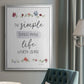 The Simple Things - Modern Framed Canvas Print