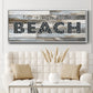 Better at the Beach - Floater Framed Canvas Print