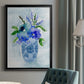 Blue Bouquet I - Modern Framed Canvas Print