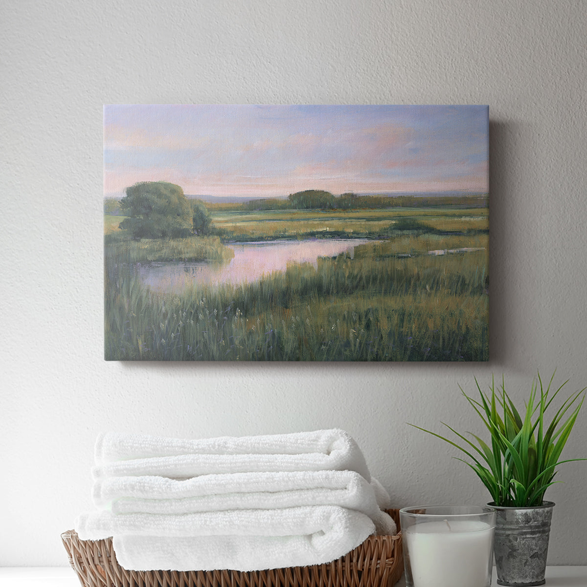 Spring Marsh I - Canvas Art Print