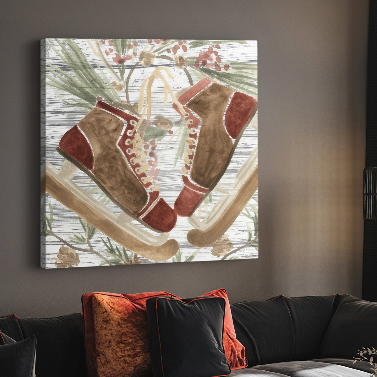 Pinecone Lodge I - Canvas Art Print