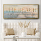The Beach Is Calling - Floater Framed Canvas Print