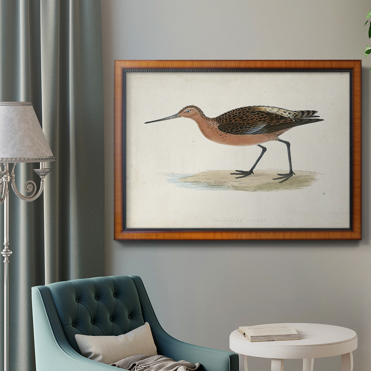 Morris Sandpipers II Premium Framed Canvas- Ready to Hang