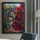 Lilacs & Rhodies - Modern Framed Canvas Print