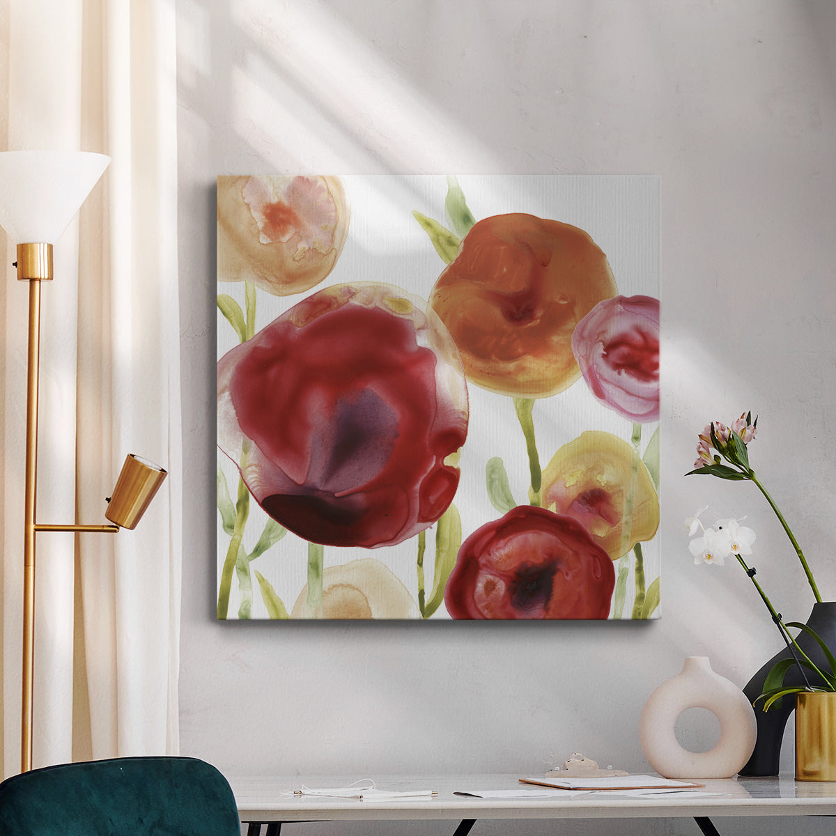 Poppy Patch III - Canvas Art Print