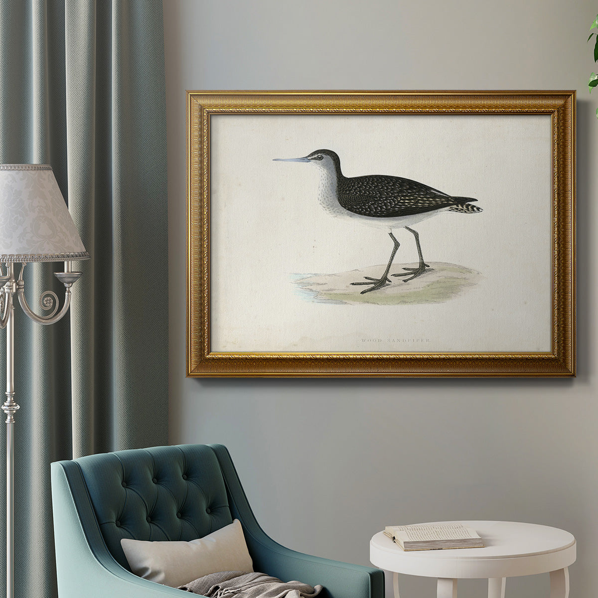 Morris Sandpipers VIII Premium Framed Canvas- Ready to Hang