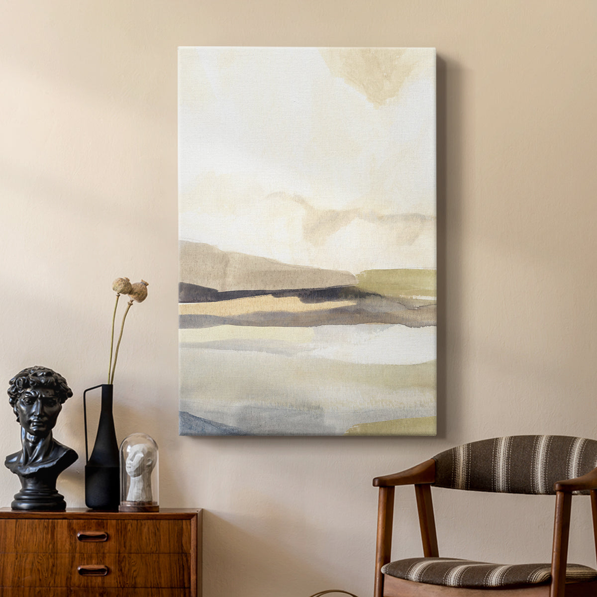 Slate Movement III - Canvas Art Print