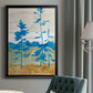 Cerulean Spruce II - Modern Framed Canvas Print