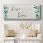 Love Builds - Floater Framed Canvas Print