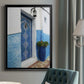 Morocco Door - Modern Framed Canvas Print