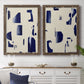 Fragment Abstraction I - Premium Framed Canvas 2 Piece Set - Ready to Hang