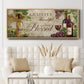 Grateful Wine - Floater Framed Canvas Print