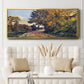 The Road to the Farm of Saint - Floater Framed Canvas Print