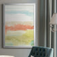 Blushing Sunrise II - Modern Framed Canvas Print