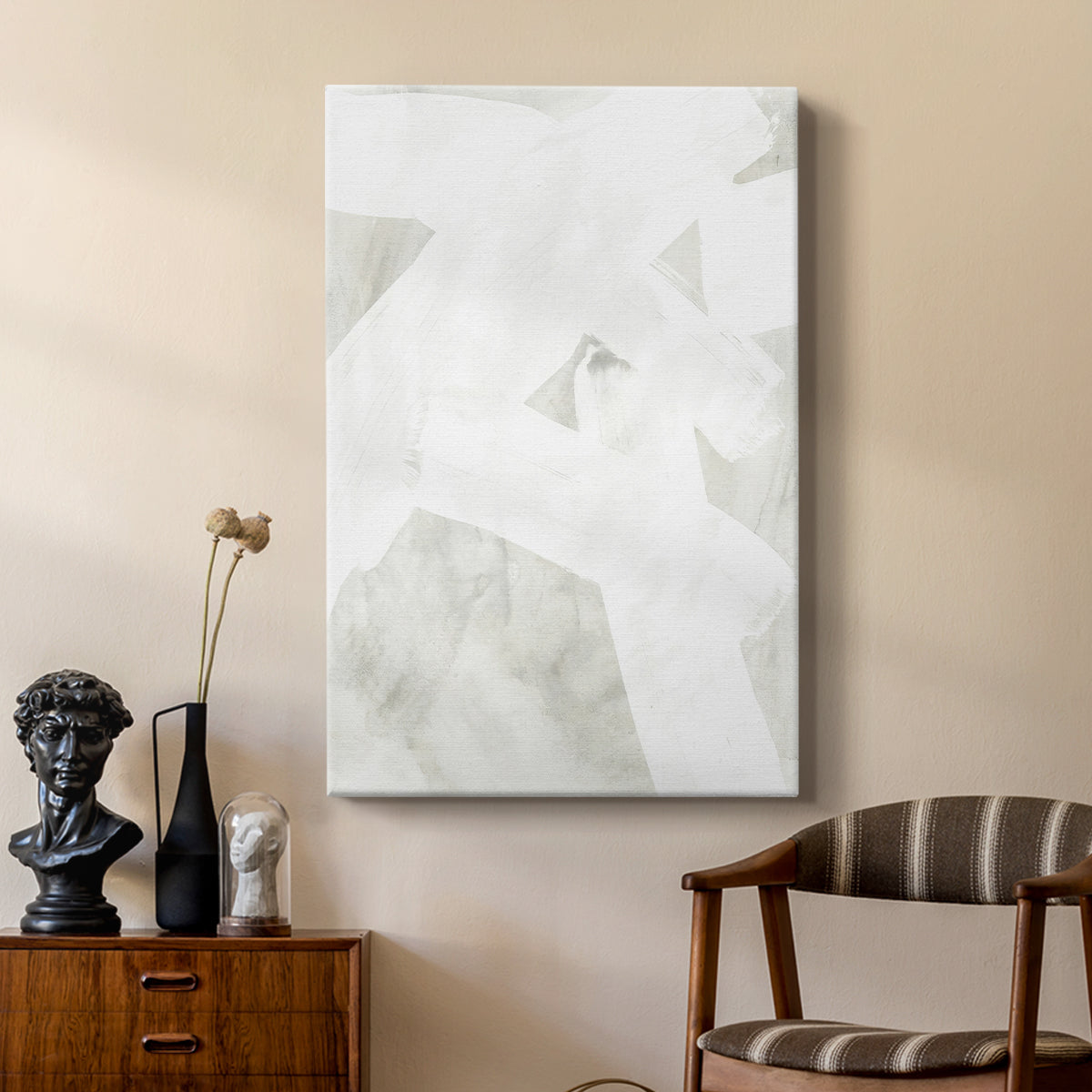 Stone Brush I - Canvas Art Print