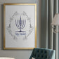 Happy Hanukkah II - Modern Framed Canvas Print