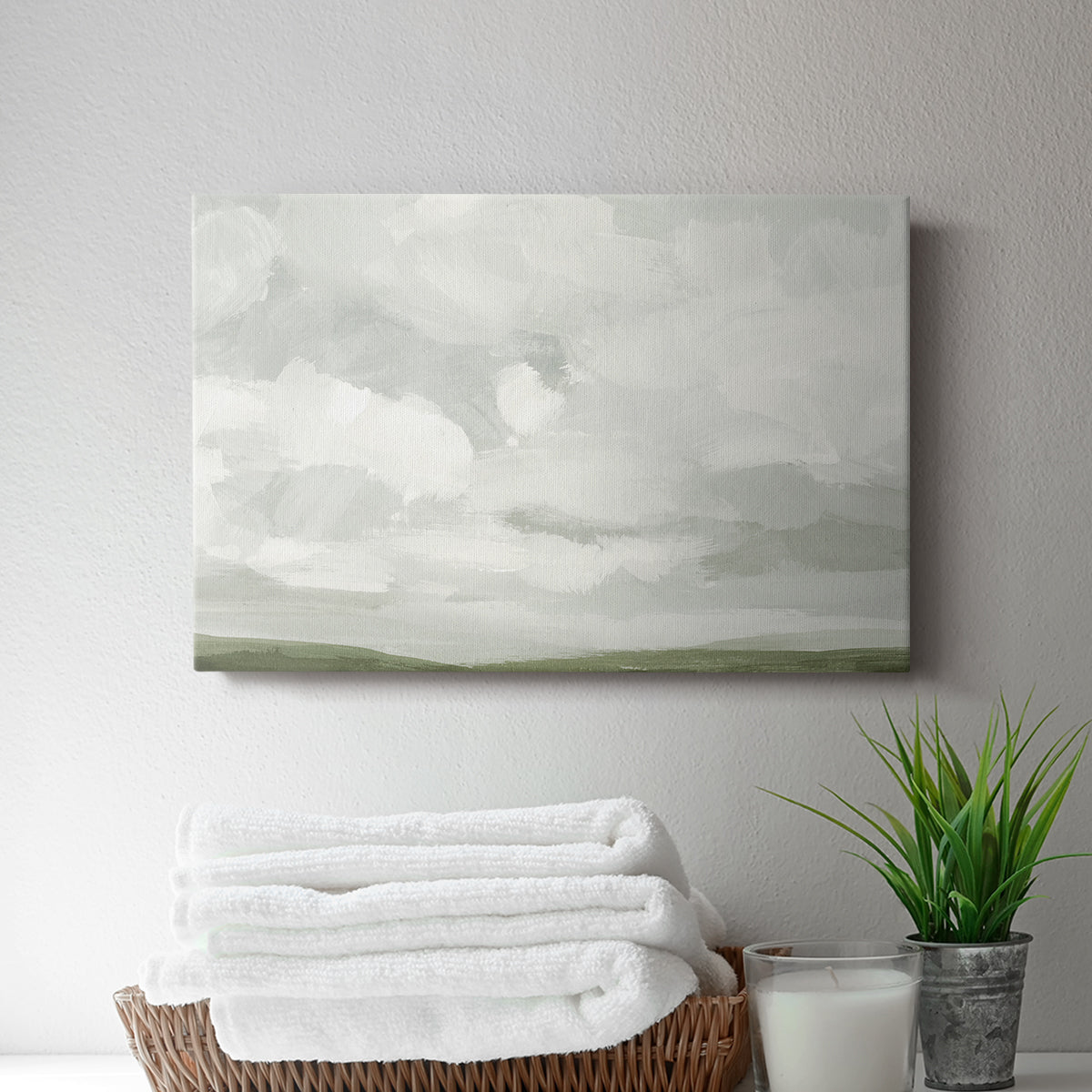 Gray Stone Sky IV - Canvas Art Print