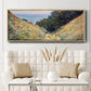 The Path at La Cavée, Pourville - Floater Framed Canvas Print